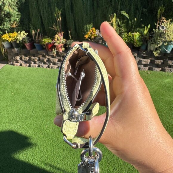 Coach Mini Nolita Bag Charm in Lime - Picture 2 of 4